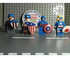 Captain America Minifigs Lego Compatible Collection
